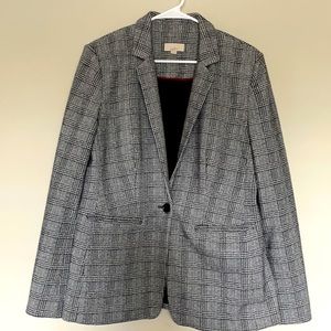 LOFT Plaid Blazer